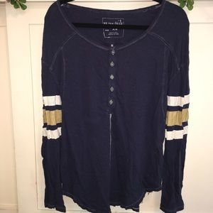 Free people long sleeve shirt